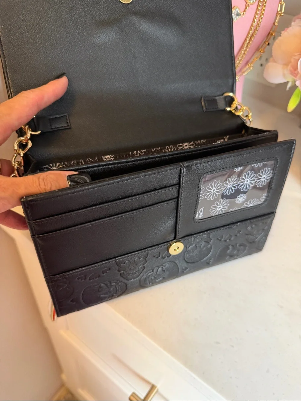 Betsey Johnson structured crossbody